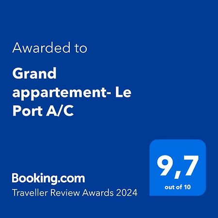 Grand Appartement- Le Port A/C Niza Exterior foto